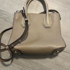 Michael Kors Taupe Satchel